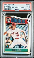 2025 BOWMAN ROY FAVORITES #ROY7 CADEN DANA PSA 9