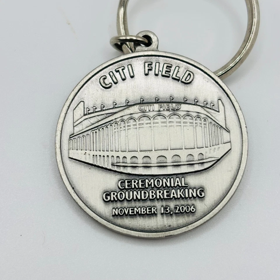 NY Mets Citi Field Groundbreaking Keychain 2006 Stadium Collectible MLB - Image 3 of 3