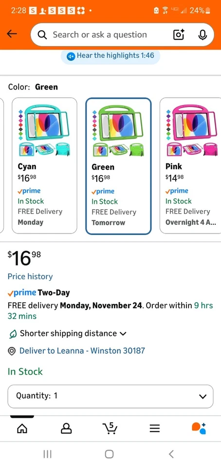 Funda para niños SUPLIK para iPad Mini 5/4/3/2/1 duradera a prueba de golpes (paquete no minorista) Foto 4 de 4