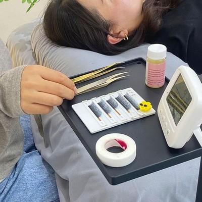 Aufbewahrungsregal für Wimpernverlängerungen, tragbarer Halter für Extensions