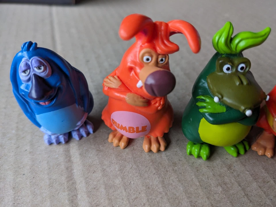 6x Yowies Men FOREST MONSTERS Figures LOT Australian Bush BIGFOOT or YETI AFL - image 2 of 4