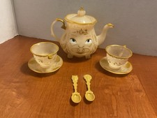 Disney Beauty And The Beast Enchanted Objects Play Tea Set Toy, Incomplete