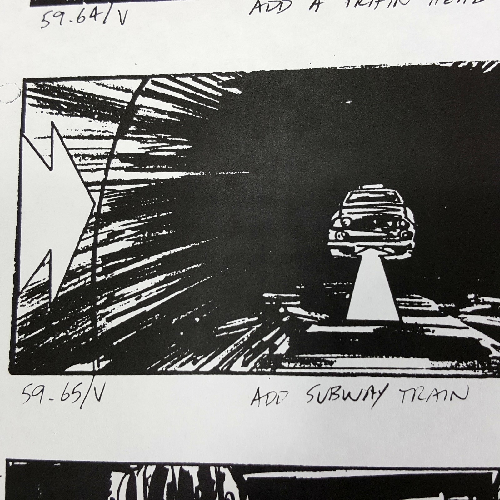 Image 14 of The Fifth Element - Production Used Storyboard, Cab Chase 160-162 , COA