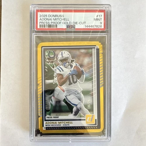 2025 Panini Adonai Mitchell Base (PSA 9)