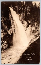 RPPC Narada Falls Ranier Nat'l Park Jacobs Photo WA C1920s Postcard Z6