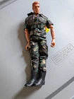 GI Joe 12” Military Action Figure Soldier Camo Uniform Boots Hasbro Style