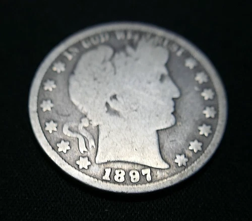 1897 Barber Silver Half Dollar