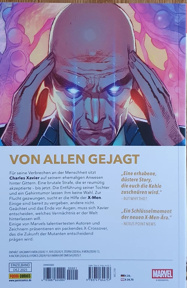X-Men - X-Manhunt: Die Jagd auf Professor X, Panini, wie neu - Bild 2 von 2
