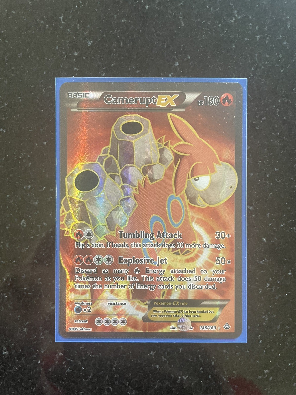 Camerupt EX 146/160 XY - Primal Clash - Pokemon Card - NM