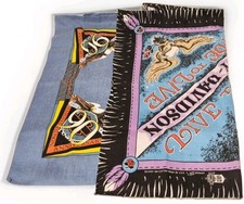 VINTAGE LOT 2 HARLEY DAVIDSON MADE USA 100 COTTON BANDANA HANDKERCHIEFS 1990'S