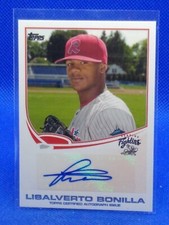 2013 Topps Pro Debut Auto Lisalverto Bonilla #PDA-LB Auto