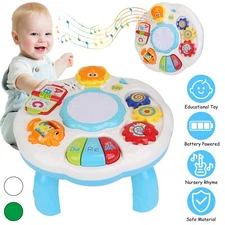 Baby Toys Musical Educational Learning Activity Table Center Toys For Toddlers