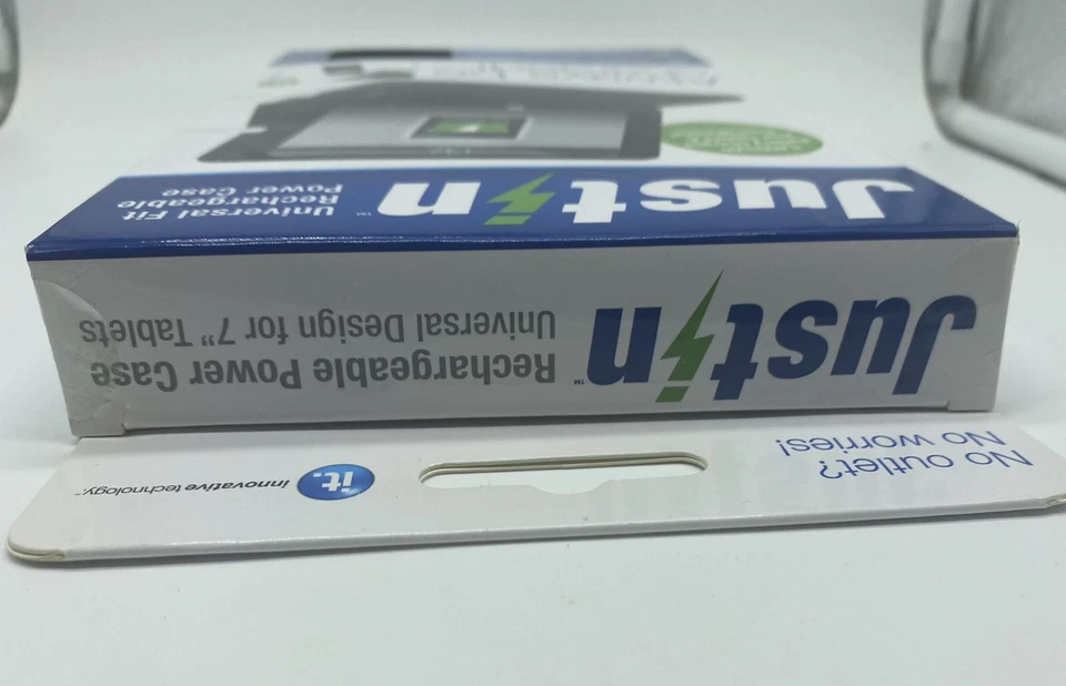 NEW Innovative Justin Universal Rechargeable Power Case 5800mAh 7" Tablets BLACK - Image 4 of 4