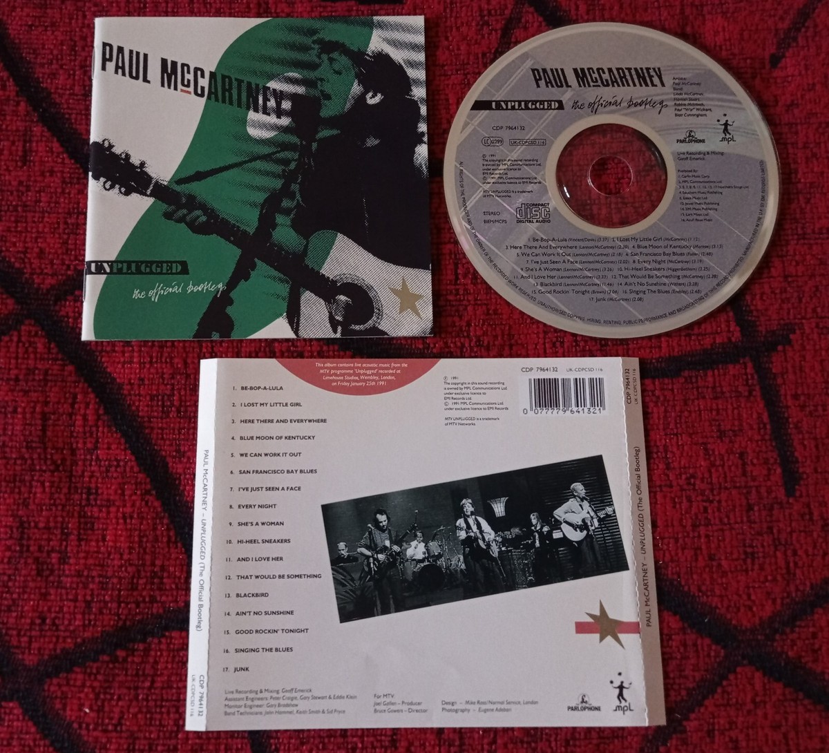 PAUL McCARTNEY ** Unplugged - The Official Bootleg ** ORIGINAL 