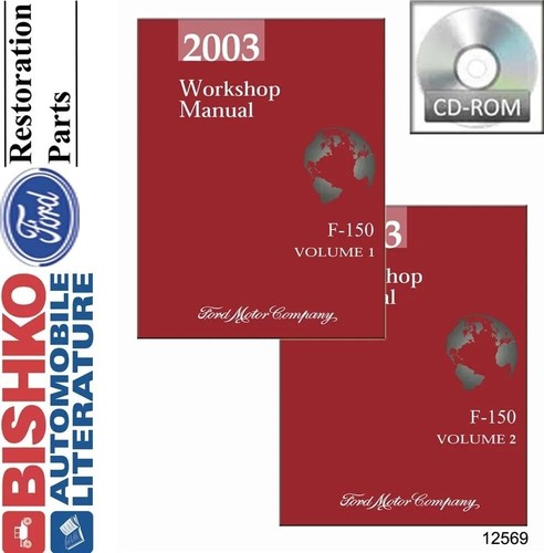 2003 Ford F150 F-150 Factory Service Repair Workshop Manual Repro CD-ROM 12569 - 第 1/1 張圖片