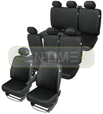 Sitzbezüge Schonbezüge SET QT für Hyundai H-1 H1 Kunstleder schwarz