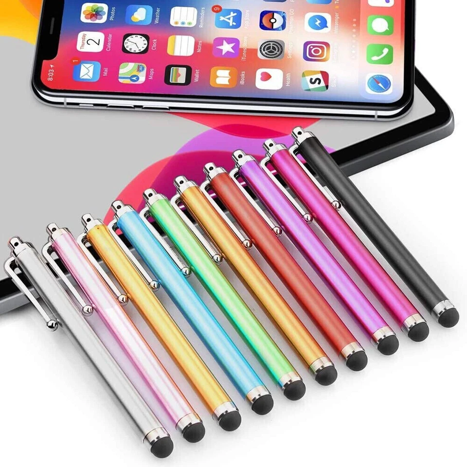 100X Metal Universal Stylus Pen Touch Screen Pen For iPhone Samsung iPad Pencil - Image 2 of 4