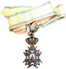 SERBIA ORDER OF SAN SAVA - RED MANTLE - COMMANDER # ORDER OF ST. SAVA (R)