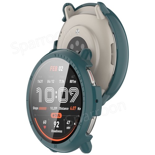 For Amazfit Active 2 Smartwatch Full Cover Built-in Screen Protector/Bumper Case - Zdjęcie 96 z 112