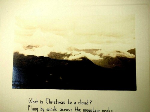 Scarce Harriette Eliza Cushman Photo Poem Card Original 1940s - Picture 3 of 6