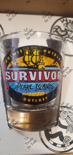 SURVIVOR Outcast TV Show Tequila Shot glass glasses Shotglass Shotglasses 4pk - Picture 7 of 8