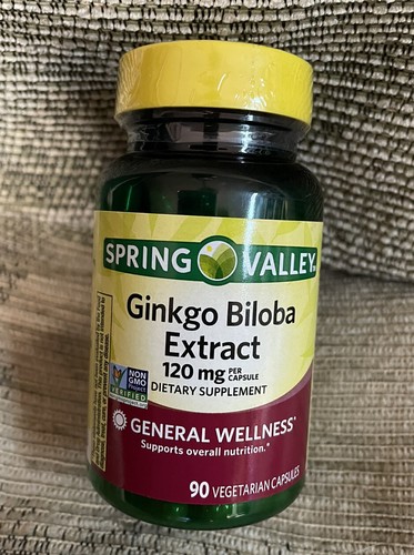 Spring Valley Ginkgo Biloba Memory + Circulation 120mg / 90 Capsules