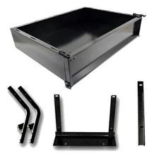 Yamaha Golf Cart G14 G16 G22 GTW Steel Cargo Utility Box w/ Mounting Kit 95-07