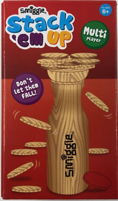Smiggle Stack 'em Up Wooden Multi-player Game