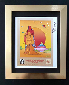 Peter Max | Vintage Print Signed |  Mounted in a New 10x8 in Frame | Buy it Now+