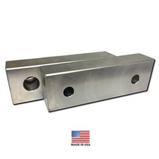 All Industrial Aluminum Soft Jaws- 6" x 2" x 1" for 6" Vise 1 Pair 