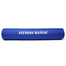 Foam Barbell Bar Rest Pad for Squat & Weight Lifting - Blue Bar Padding Gym