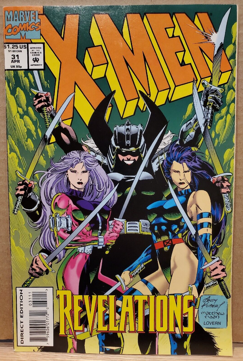 X-Men 31 Matsuo Spiral Psylocke Fabian Nicieza Andy Kubert 1994