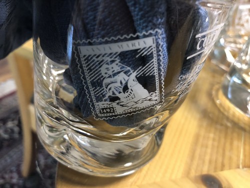 Set of 5 Cutty Sark Christopher Columbus 500th Anniversary Whisky Glasses - Picture 5 of 7