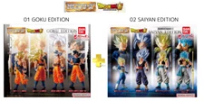 【Complete Set】HG Dragon Ball 01 GOKU EDITION + 02 SAIYAN EDITION Set of 8 Fugure
