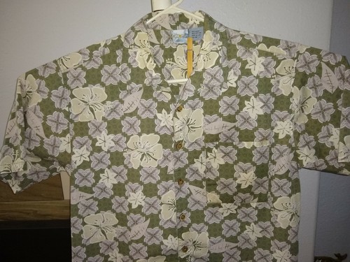 Men's Hawaiian Op Button up shirt Medium - Picture 4 of 5