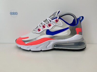 Nike Air Max 270 React Weiß Rot ''Knicks'' Damen Sneaker UK Größe 5,5 EUR 39