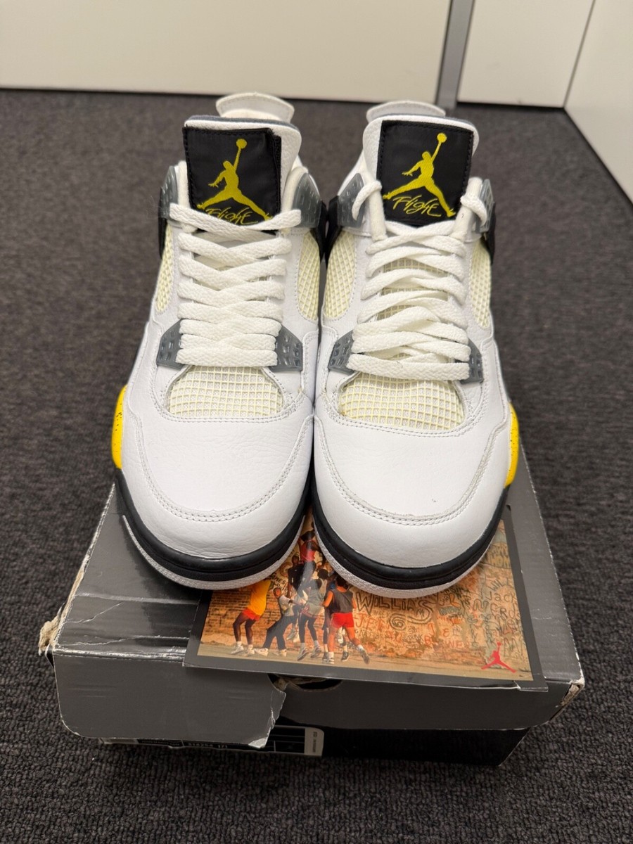 Air Jordan 4 Retro LS Tour Yellow Rare Air size 10 BRED
