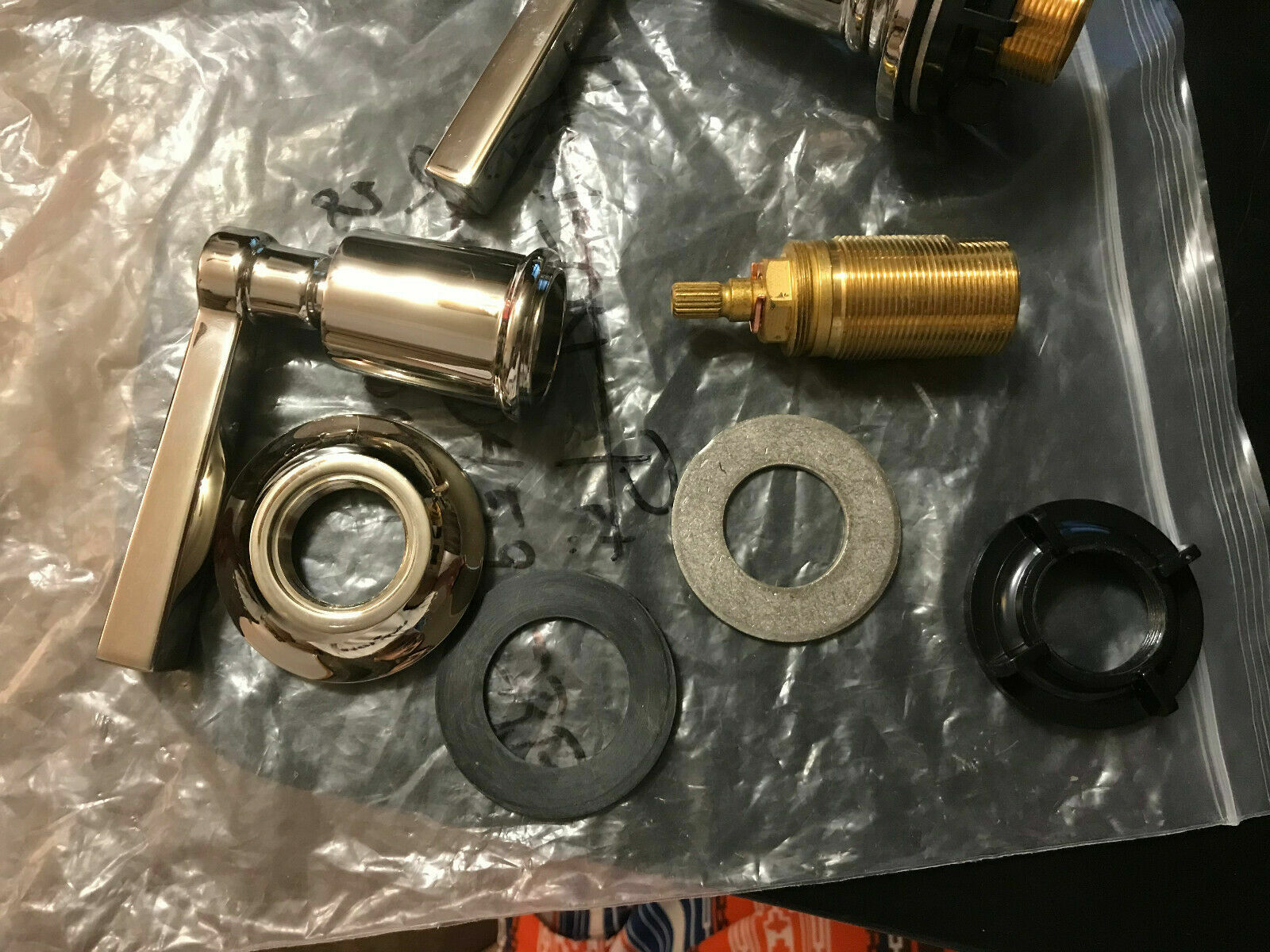 LEFROY BROOKS (H&C) Handles W/Cartridge, Washers & Flange Fits ML 1195