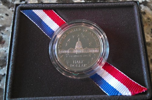 1989 S Congressional Bicentennial Proof Half Dollar with Box & COA - Picture 2 of 3