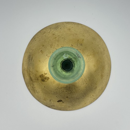 Salvatore Polizzi signiertes Kunstglas zeitgenössische Fußglasschale - Bild 4 von 6