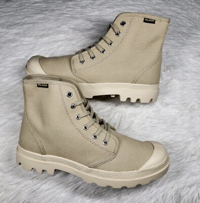 Palladium Pampa Hi Original Boots Sahara Beige Khaki Hiking  display picture 1
