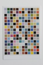 GERHARD RICHTER: "192 Farben", 1966, Kunst-Postkarte