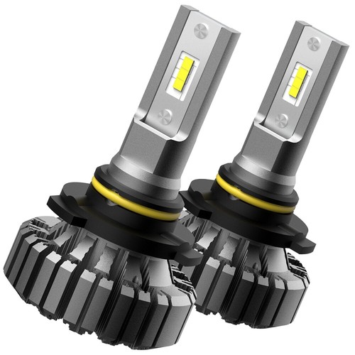 9005+9006 LED Combo CSP LED Headlight Kit 40000LM Light Bulbs Hi/Low Beam 6500K - Foto 12 di 14