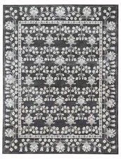 Kethin Karbon Handmade Rugs Flower Collection Area Rug Without Tariff & duty