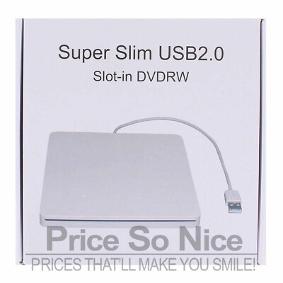 MegaWatts USB 2.0 Superdrive w/  Apple Optical- MD564LL/A A1379 Compatible