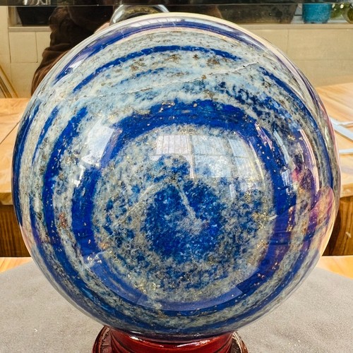 Natürliche Lapislazuli Jaspis Quarz Kugel Kristallkugel Reiki Heilung 2590G - Bild 9 von 10
