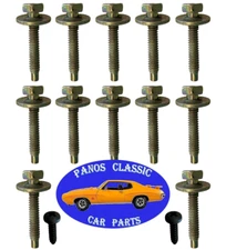 Ford Vehicles Convertible Tack Strip To Body Bolts & Screw Kit MADE IN USA #553