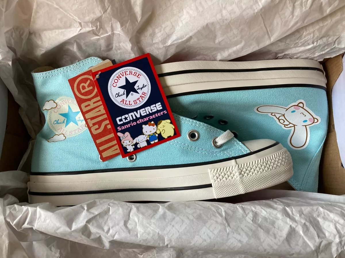 Converse ALL STAR Ⓡ CINNAMOROLL HI Women's Sneakers US Size 7.5(24.5cm)