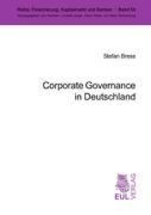 Thumbnail - Stefan Bress | Corporate Governance In Deutschland | Taschenbuch |