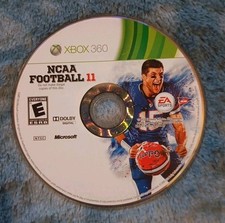 NCAA Football 11 (Microsoft Xbox 360) Disc Only - No Tracking- FREE SHIPPING
